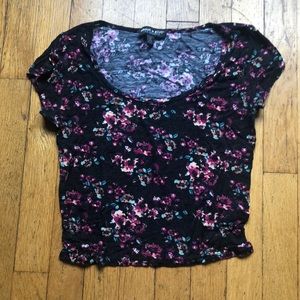 Floral crop top